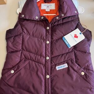 Women’s Size Small Wine Carson Down Obermeyer Vest